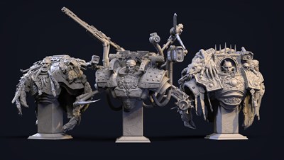 Space Marines - WARHAMMER (115 мм) 1963 - фото 10659