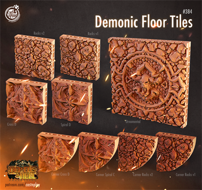 Depths of Hell - Demonic Floor Tiles (Часть 3/6) - фото 13807