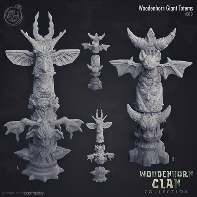 Woodenhorn Clan - Woodenhorn Giant Totems 2059-6 - фото 14403