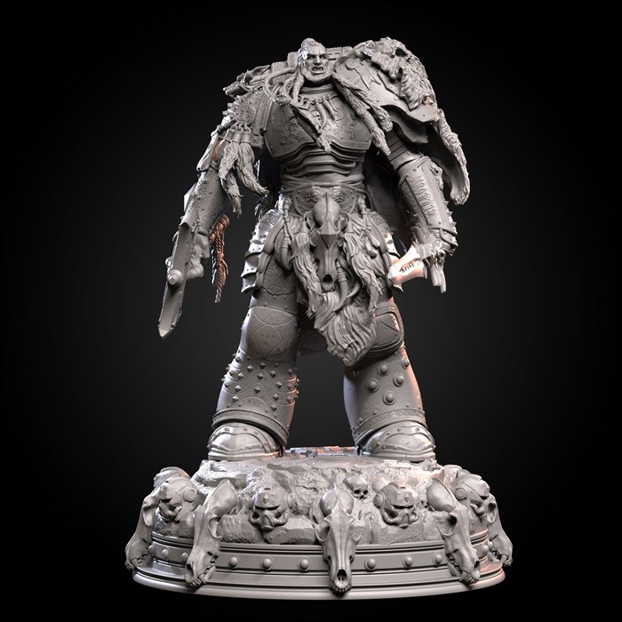 Leman Russ (Barbarian) - WARHAMMER 40000 (200 мм) 1895 - фото 8593