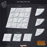 Mount Magma - Volcano Floor Tiles 1882-3