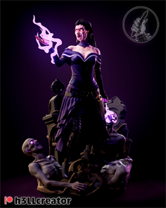 Liliana Vess (Magic The Gathering) - фигурка и бюст