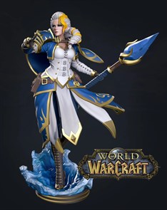 Jaina Proudmoore - Воительница из игры World of Warcraft